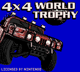 4x4 World Trophy (Europe) (En,Fr,De,Es,It) Title Screen